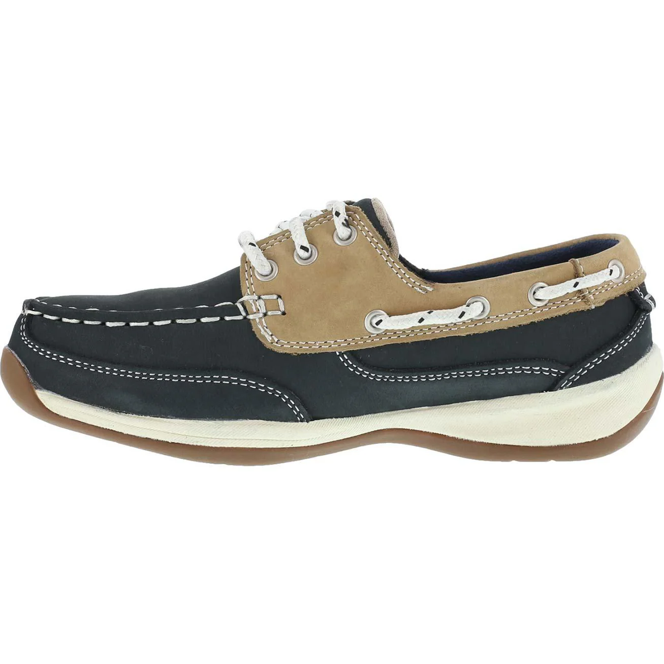 Rockport Works Sailing Club Women's Steel Toe Work Boat Shoe - Image 3