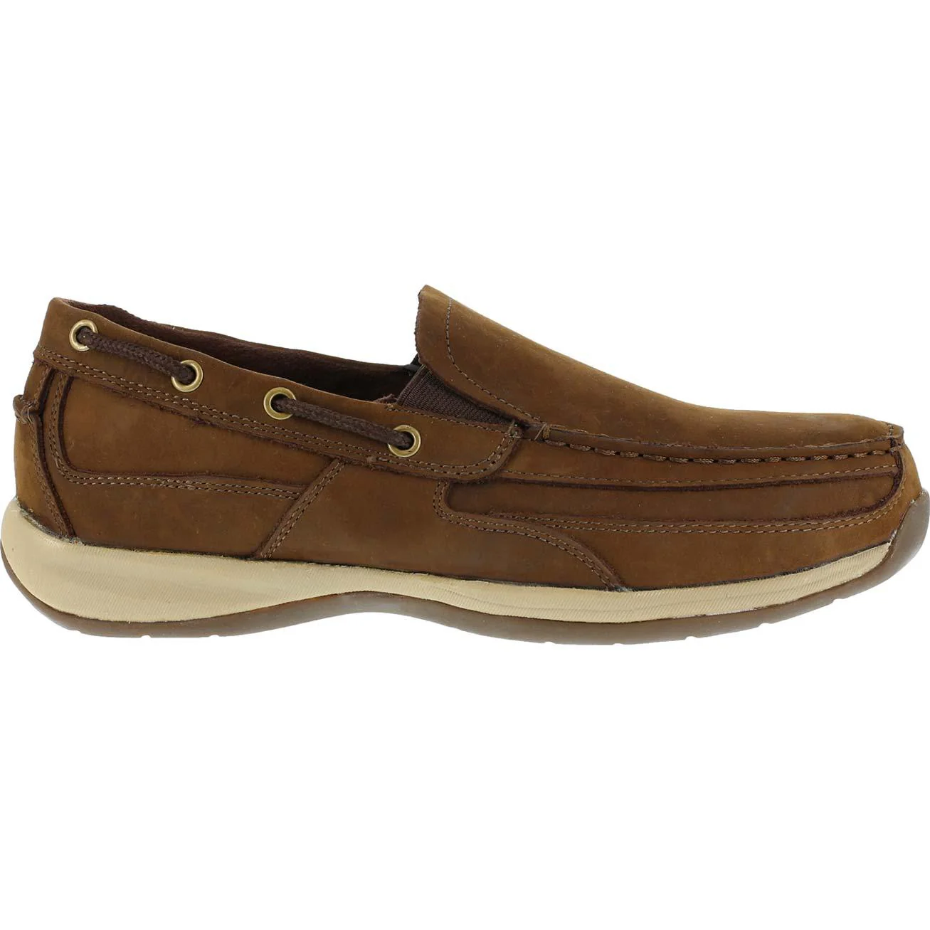 Rockport Works Sailing Club Steel Toe Slip-On Boat Shoe - Image 3