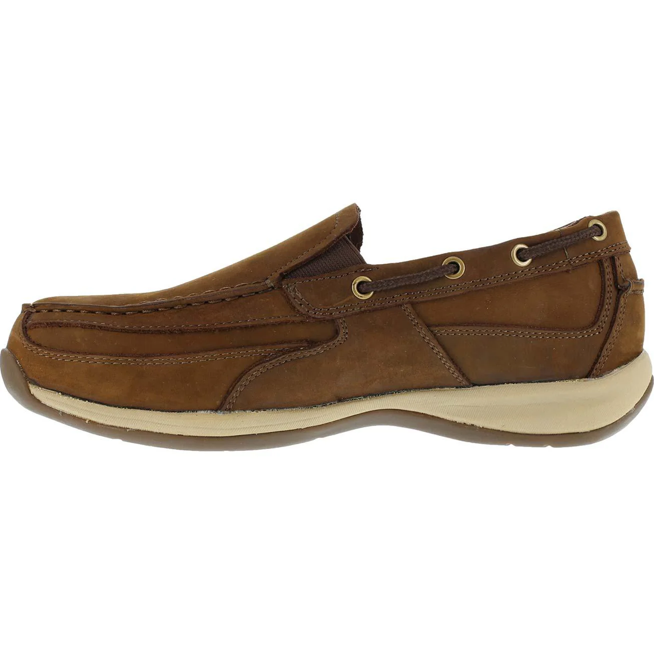 Rockport Works Sailing Club Steel Toe Slip-On Boat Shoe - Image 4