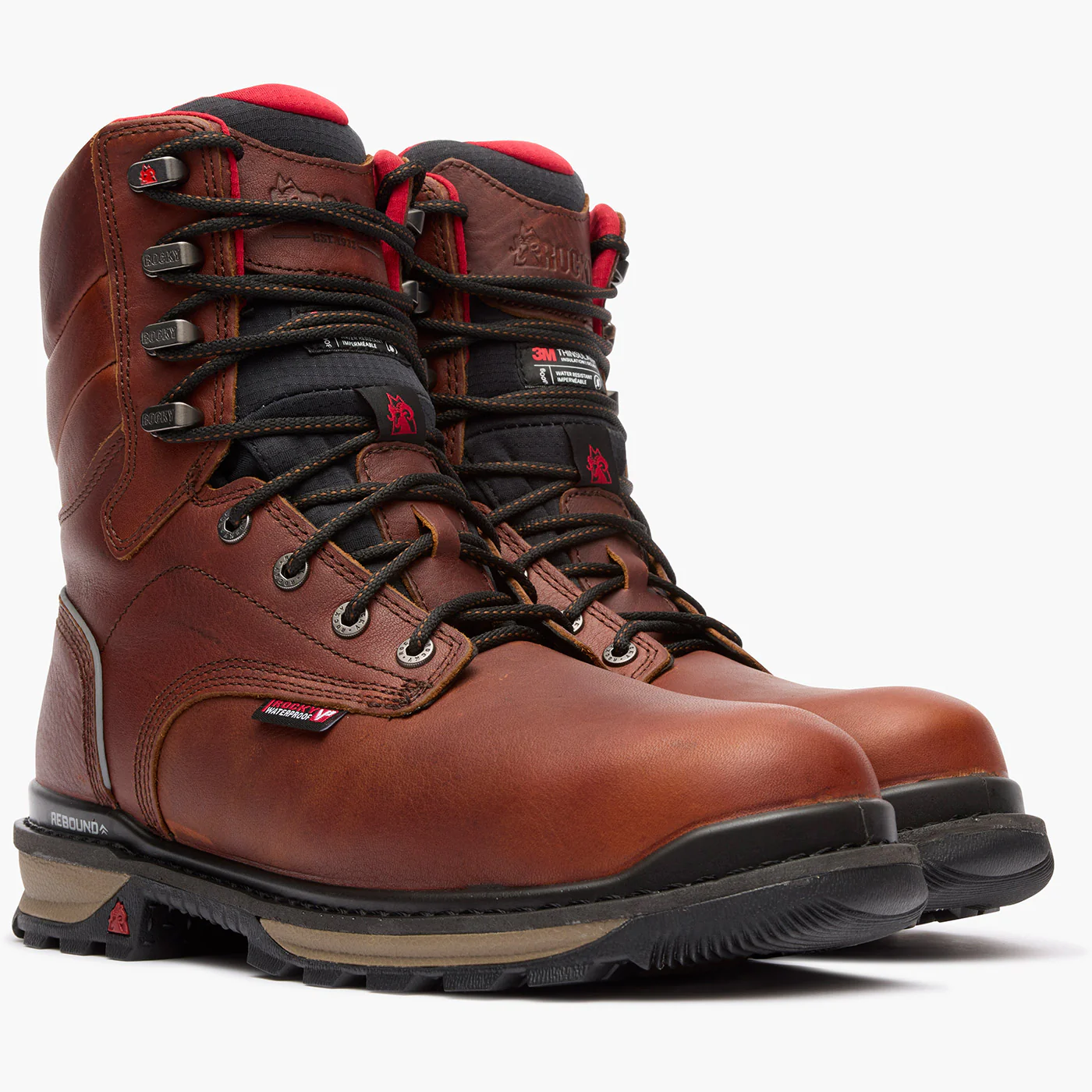 Rocky Rams Horn Composite Toe Waterproof 800G Insulated Work Boot - Image 5