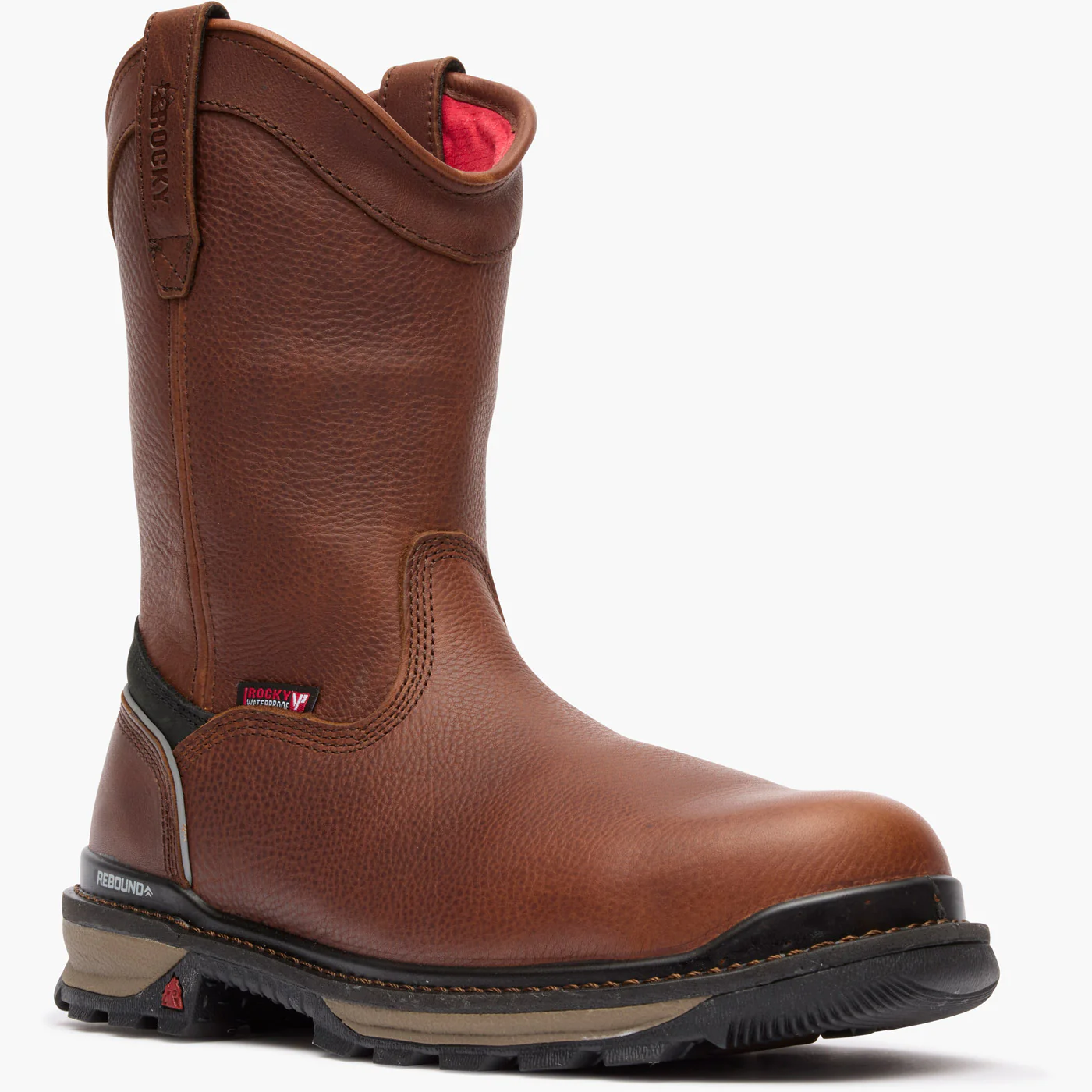Rocky Rams Horn Waterproof Composite Toe Pull-On Work Boot - Image 2