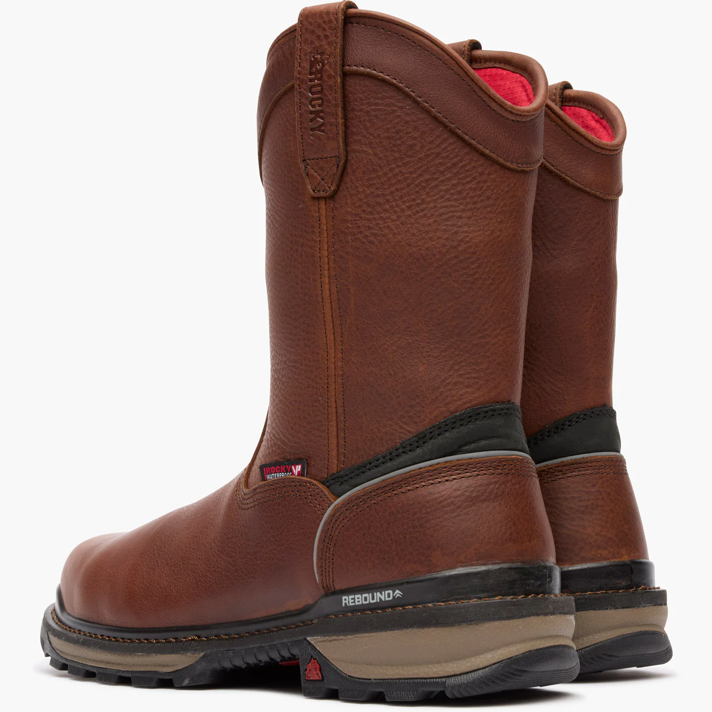 Rocky Rams Horn Waterproof Composite Toe Pull-On Work Boot - Image 4