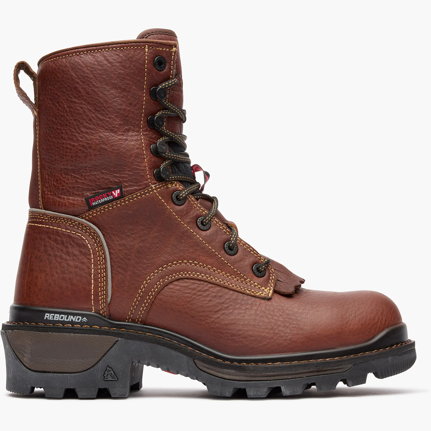 Rocky Rams Horn Logger Waterproof Composite Toe Work Boot