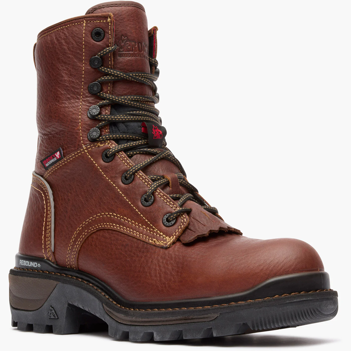 Rocky Rams Horn Logger Waterproof Composite Toe Work Boot - Image 2