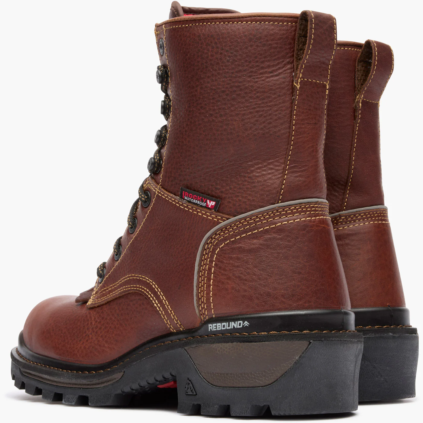 Rocky Rams Horn Logger Waterproof Composite Toe Work Boot - Image 4