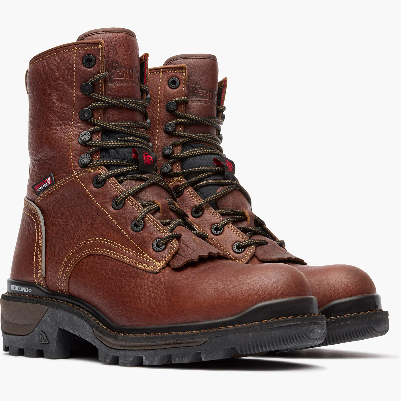 Rocky Rams Horn Logger Waterproof Composite Toe Work Boot - Image 5