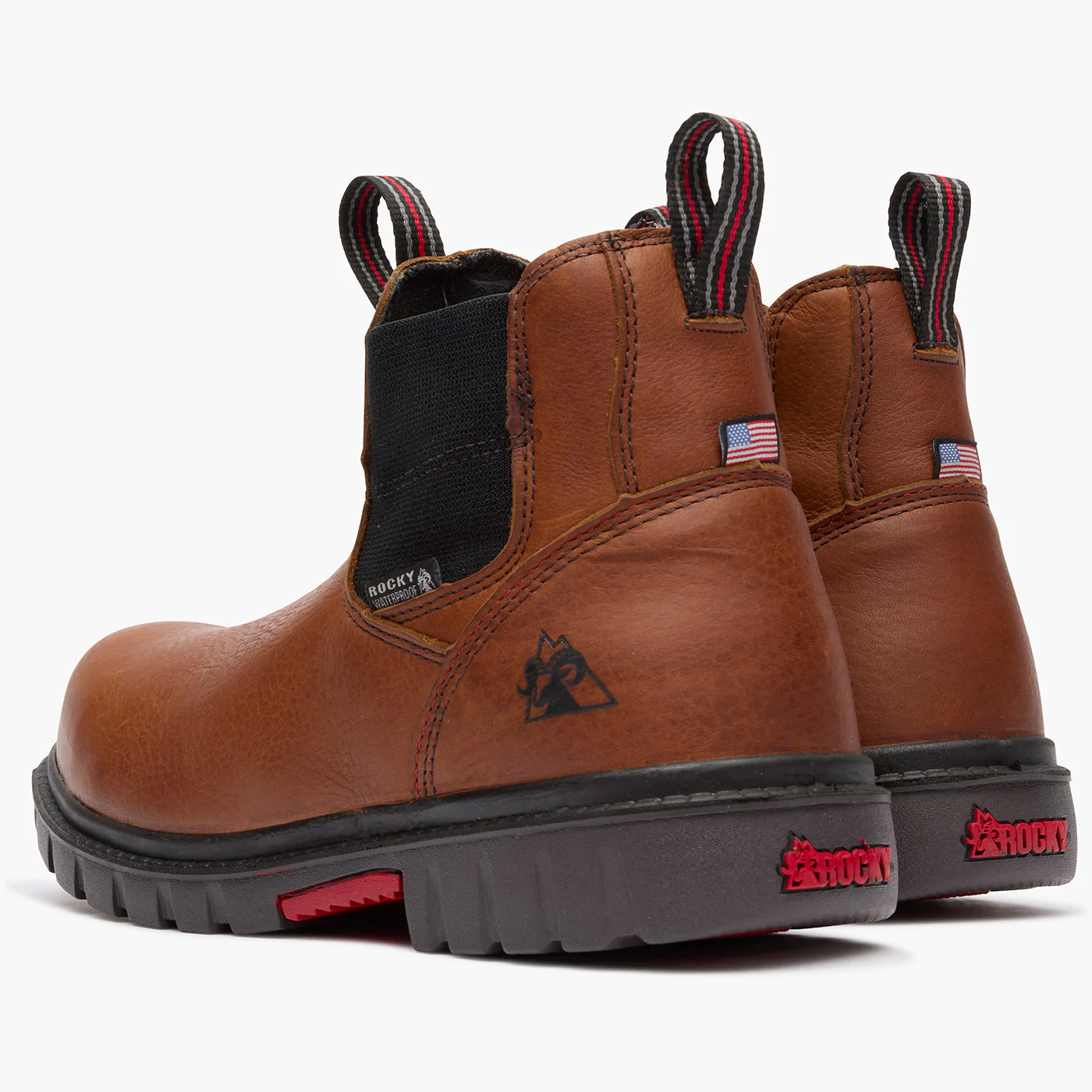 Rocky Worksmart Waterproof Composite Toe Work Chelsea Boot - Image 4