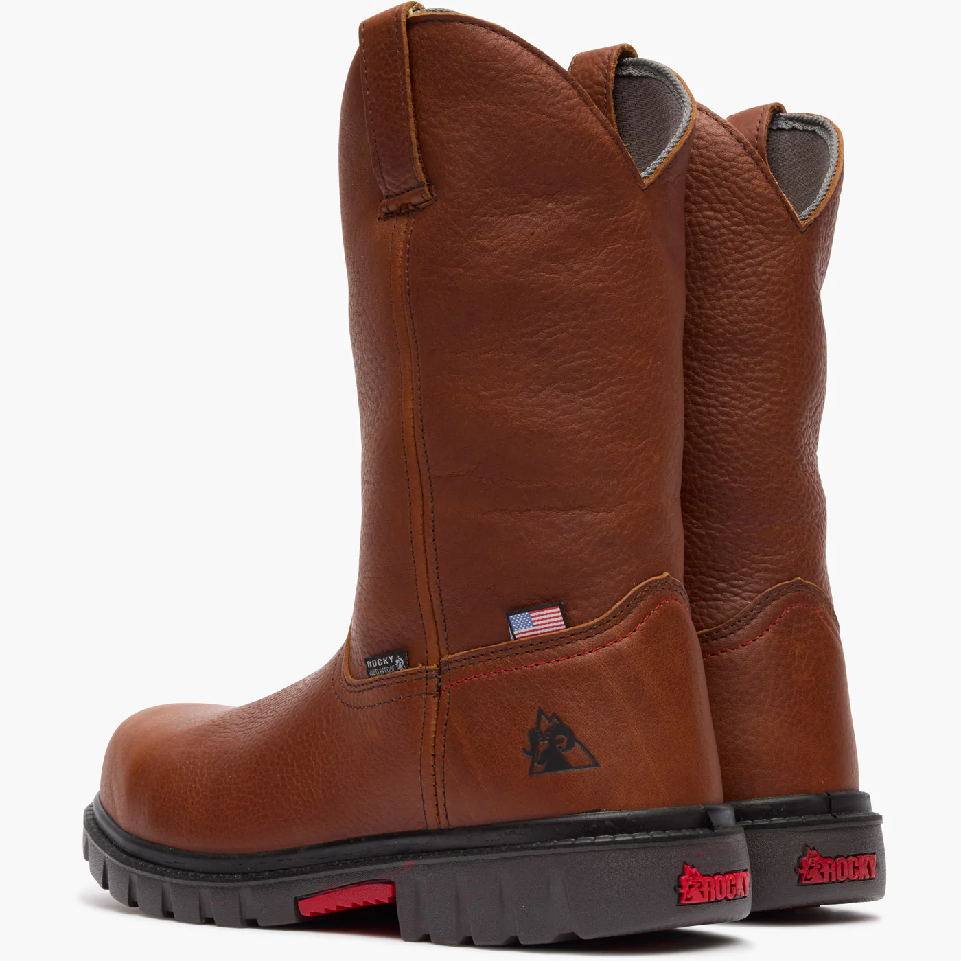 Rocky Worksmart Waterproof Composite Toe Pull-On Work Boot - Image 4