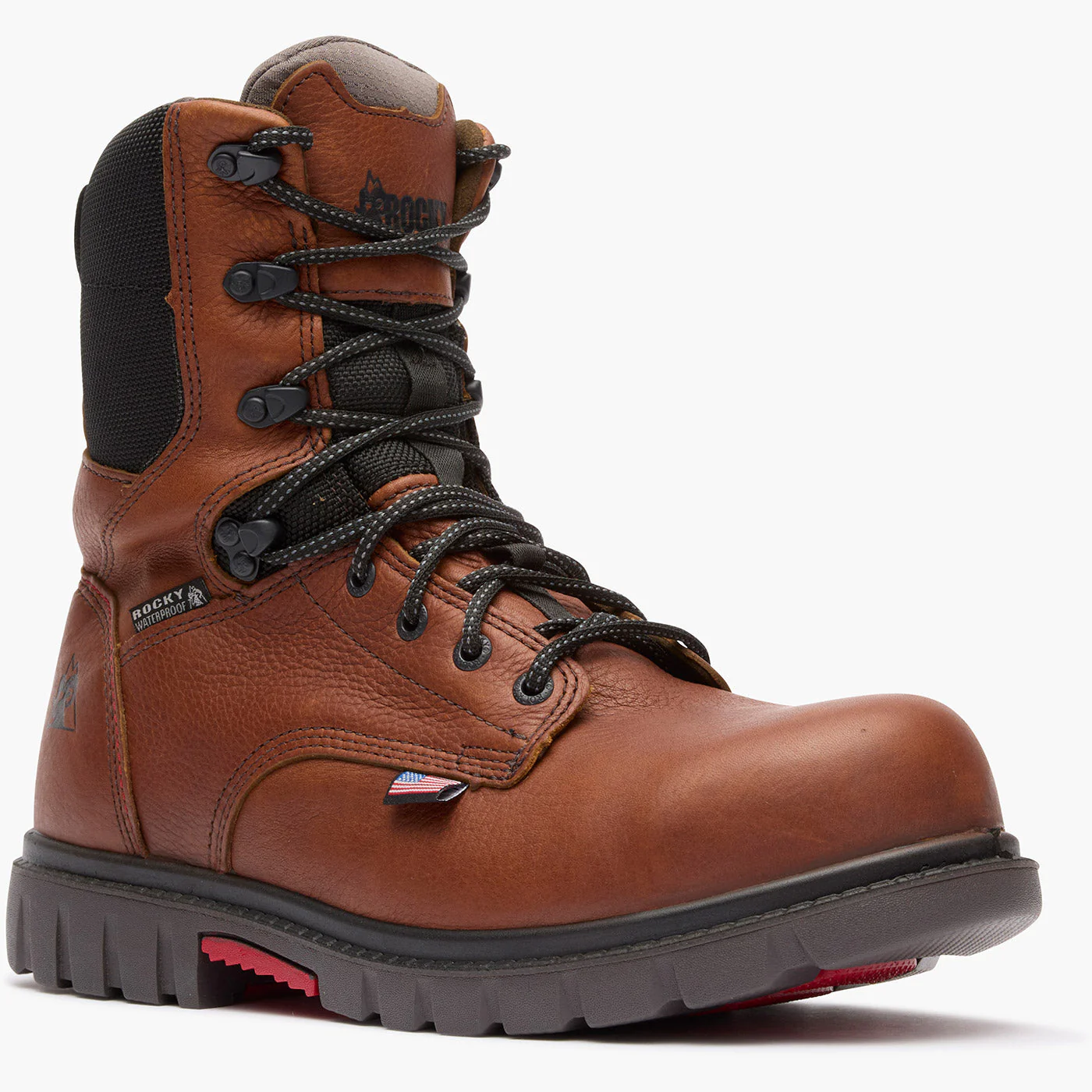 Rocky Worksmart 8" Waterproof Composite Toe Work Boot - Image 2