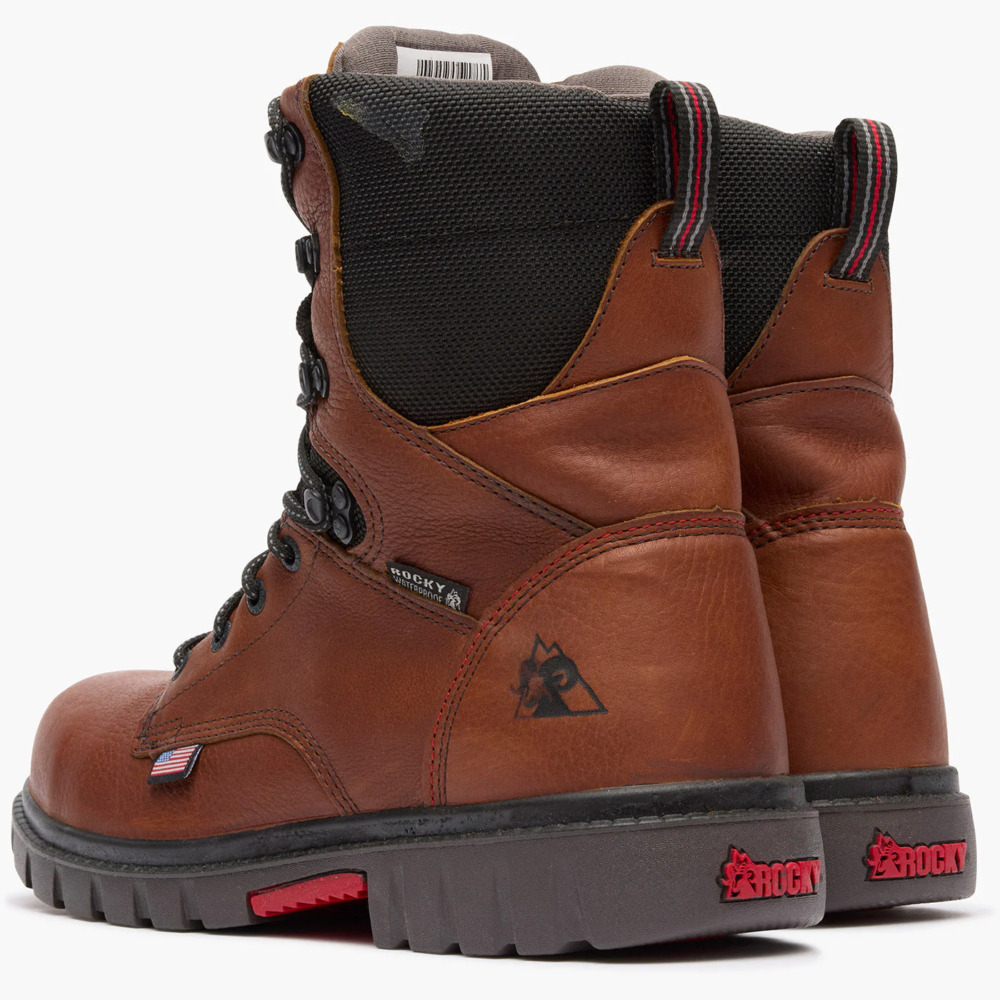 Rocky Worksmart 8" Waterproof Composite Toe Work Boot - Image 4