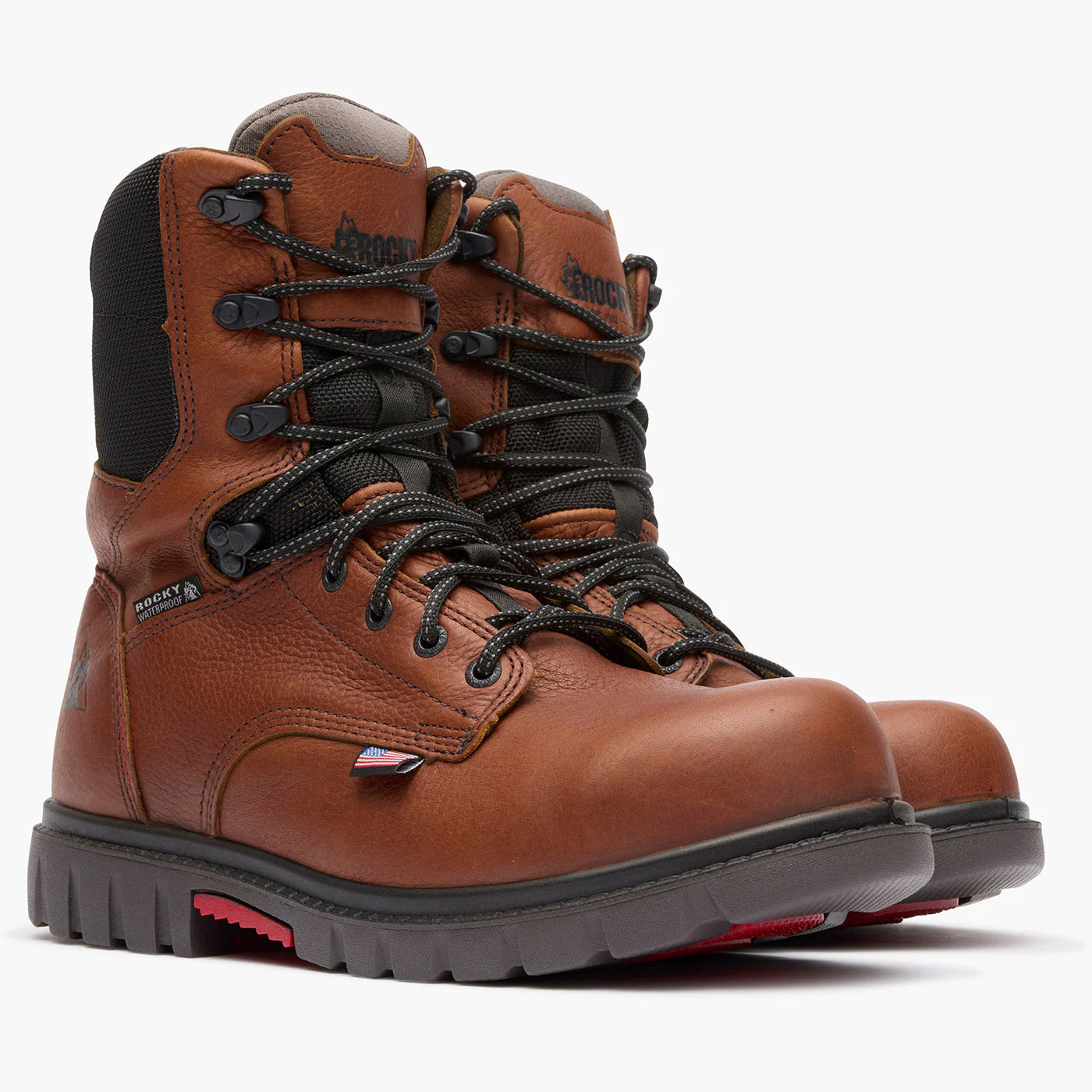 Rocky Worksmart 8" Waterproof Composite Toe Work Boot - Image 5