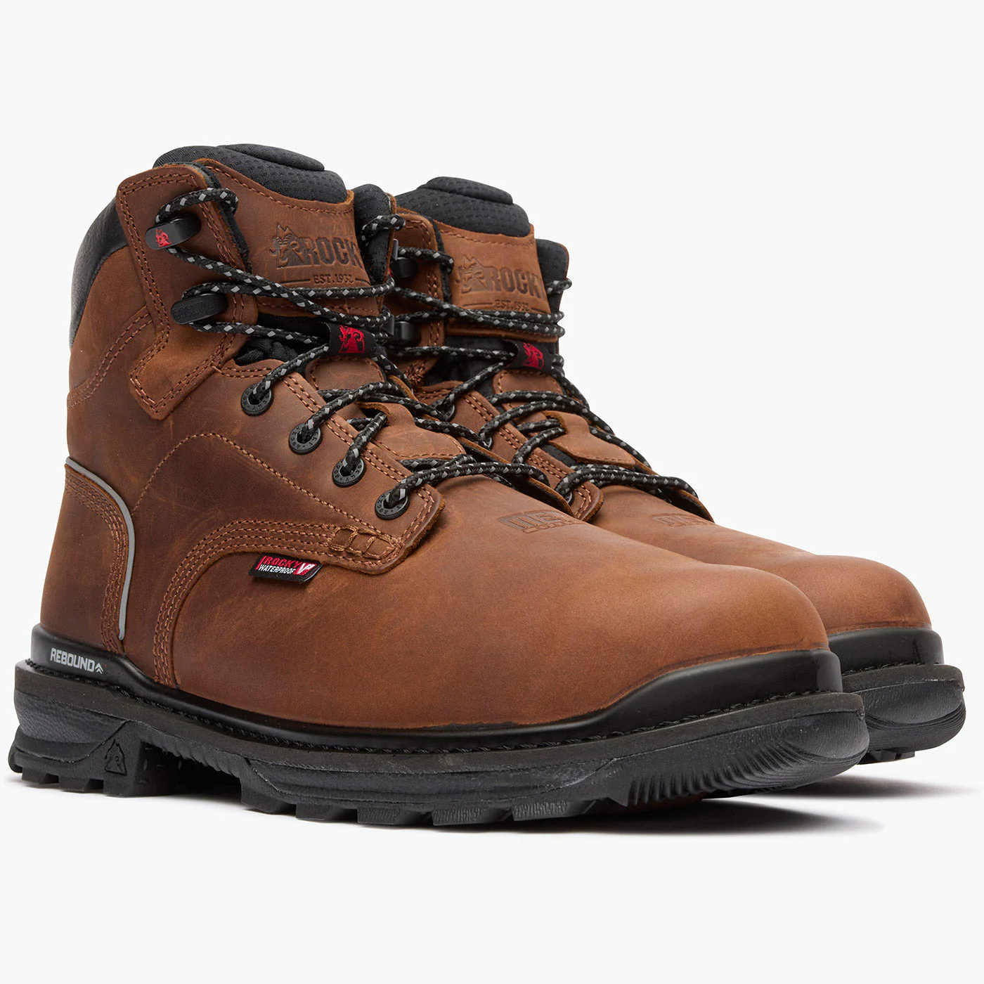 Rocky Rams Horn Composite Toe Internal Met Guard Work Boot - Image 5