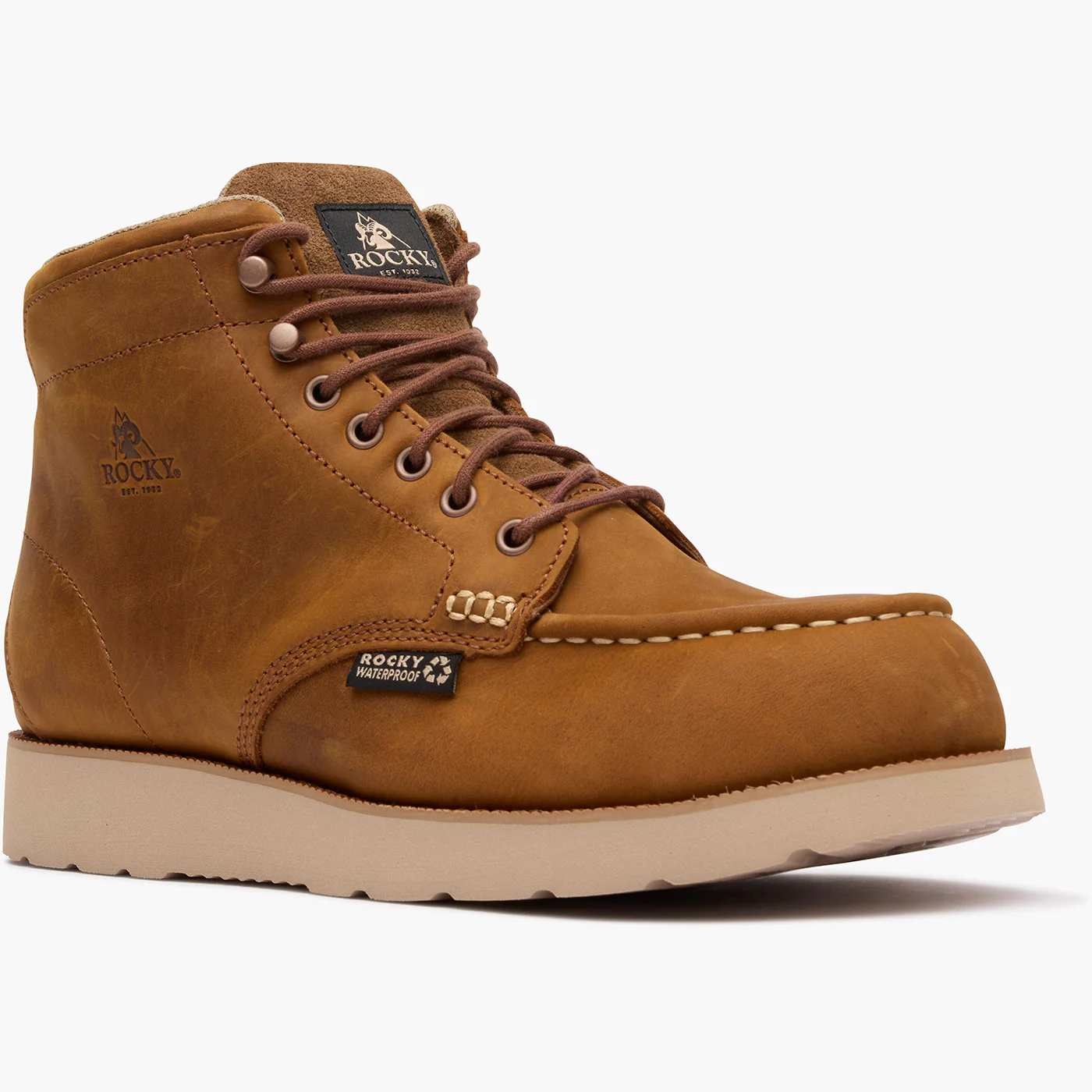 Rocky MonoCrepe Wedge 6” Composite Toe Work Boot - Image 2