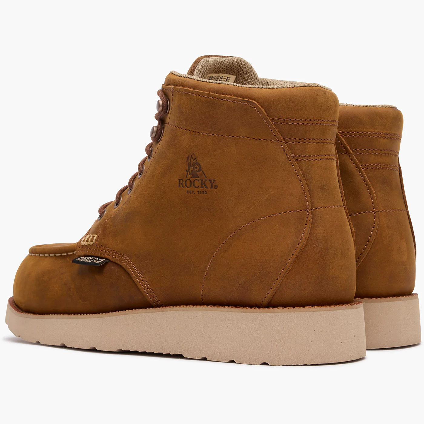 Rocky MonoCrepe Wedge 6” Composite Toe Work Boot - Image 4