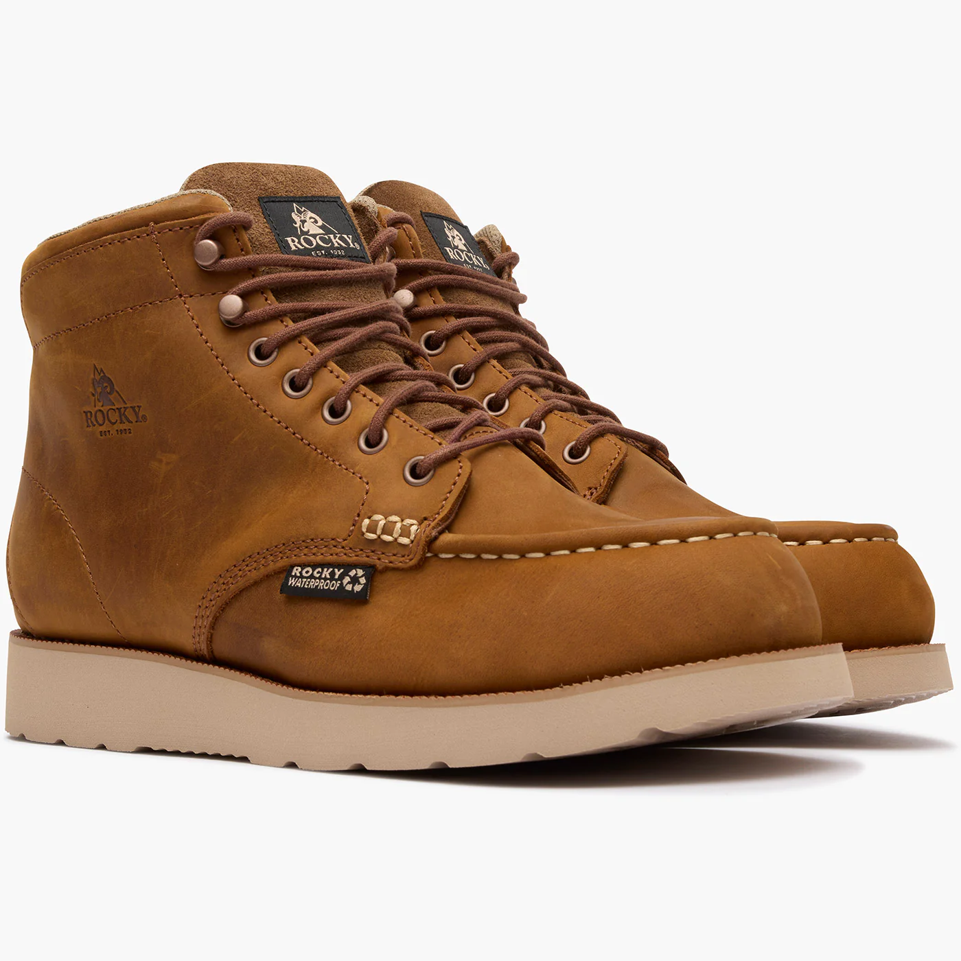 Rocky MonoCrepe Wedge 6” Composite Toe Work Boot - Image 5