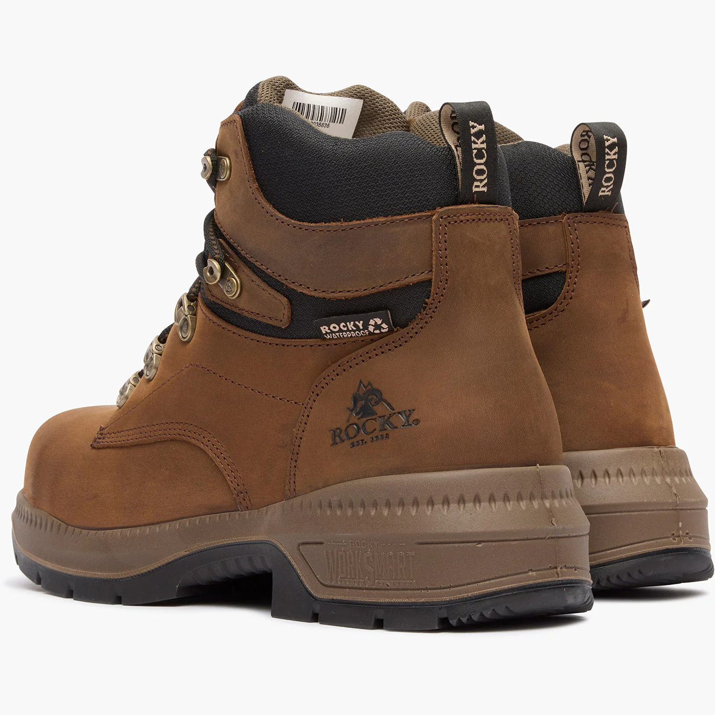 Rocky WorkSmart 6” Composite Toe Internal Met Guard Work Boot - Image 4
