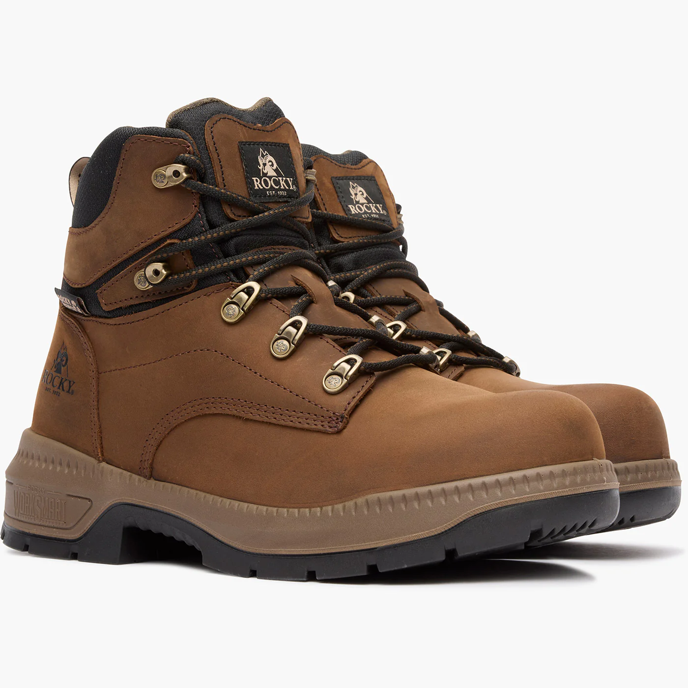 Rocky WorkSmart 6” Composite Toe Internal Met Guard Work Boot - Image 5