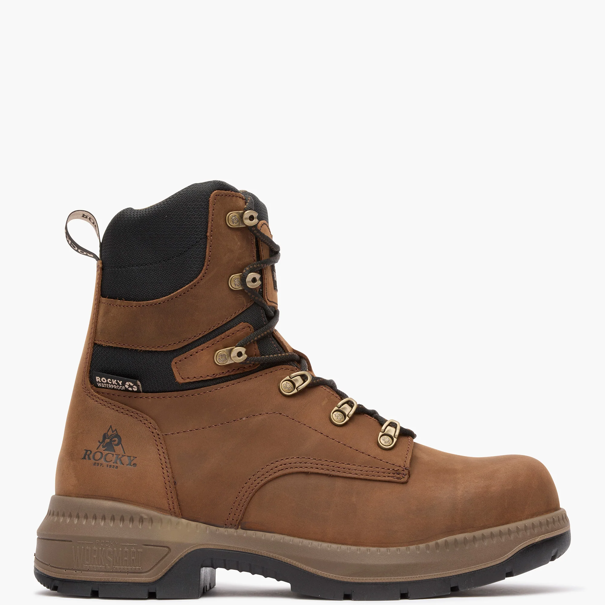 Rocky Worksmart 8” Comp Toe Internal MET Guard Work Boot