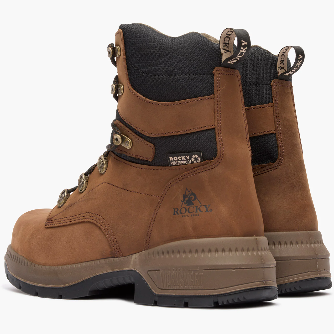 Rocky Worksmart 8” Comp Toe Internal MET Guard Work Boot - Image 4