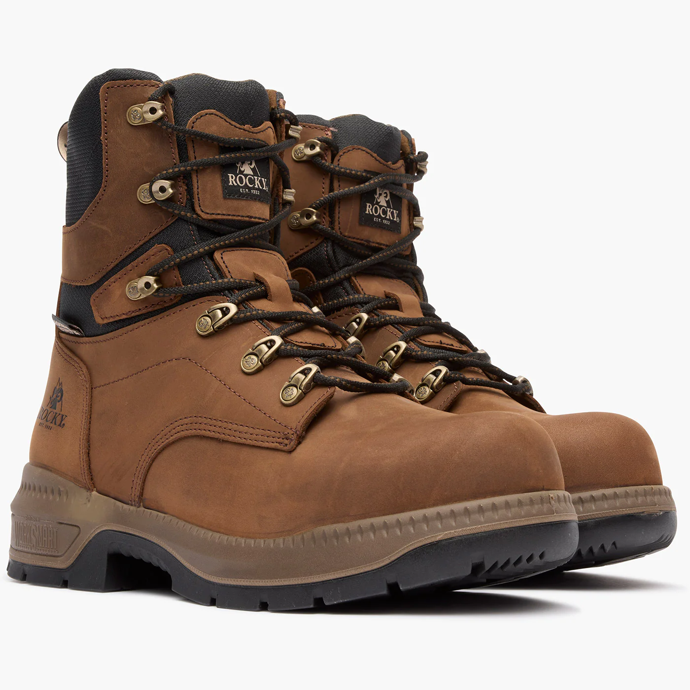 Rocky Worksmart 8” Comp Toe Internal MET Guard Work Boot - Image 5
