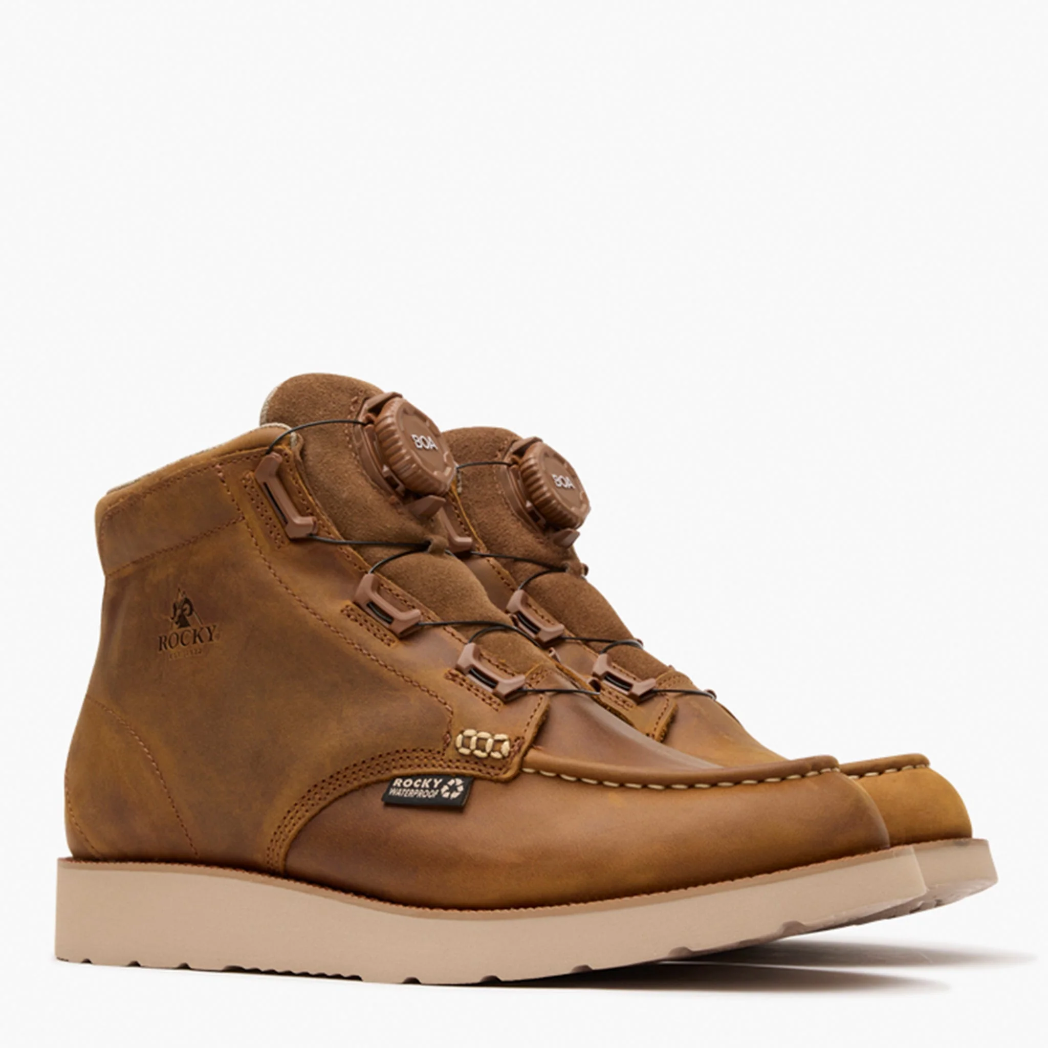 Rocky MonoCrepe Wedge Composite Toe BOA Work Boot - Image 3