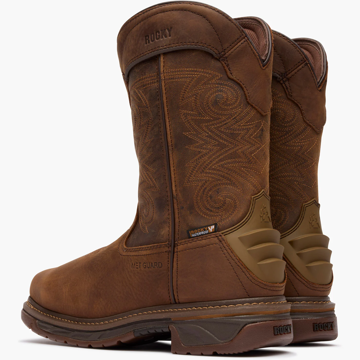 Rocky Iron Skull Composite Toe Internal MET Guard Boot - Image 4
