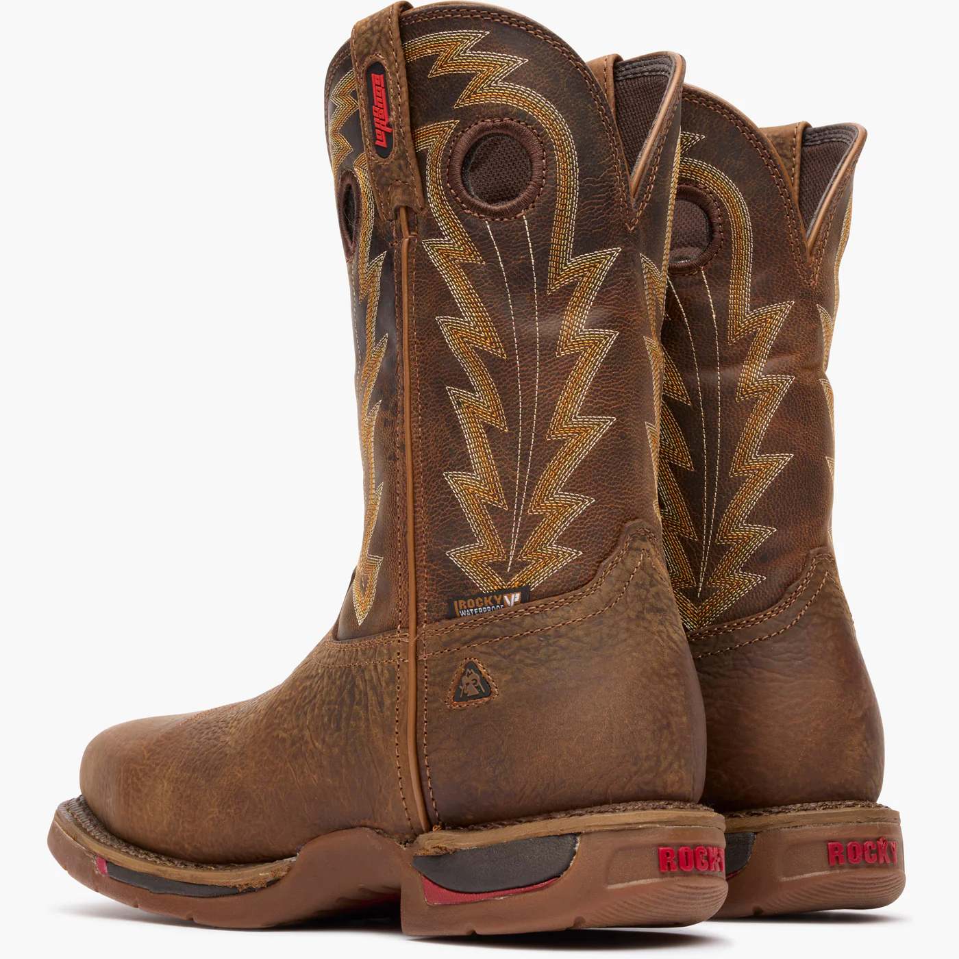 Rocky Long Range Composite Toe Waterproof Western Boot - Image 4