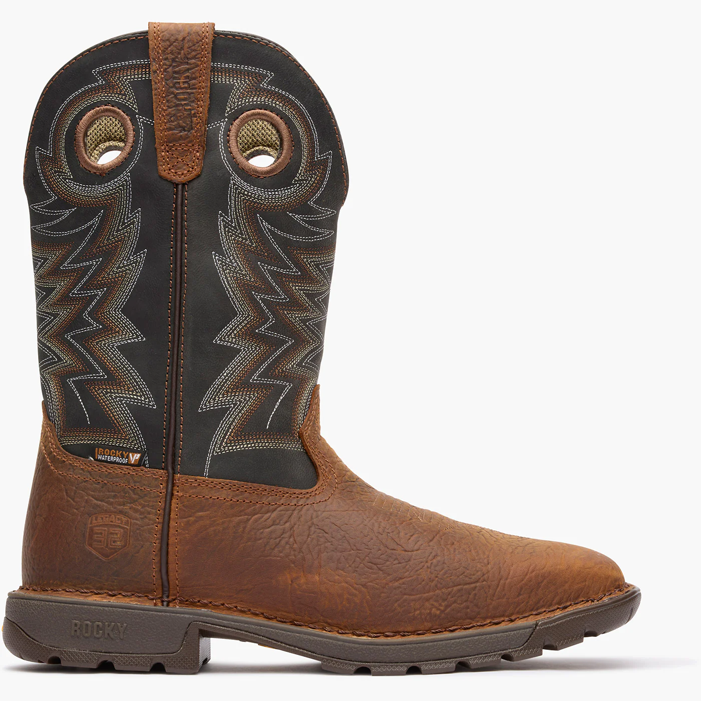 Rocky Legacy 32 Steel Toe Waterproof Western Boot