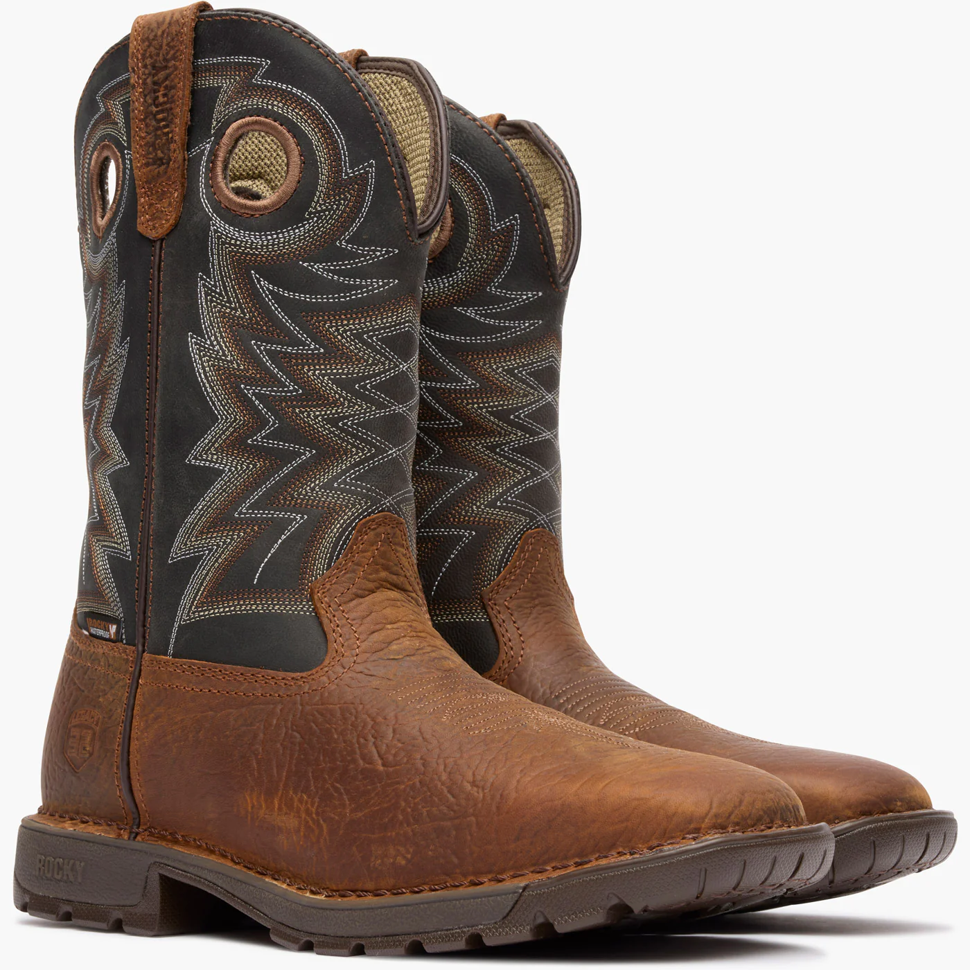Rocky Legacy 32 Steel Toe Waterproof Western Boot - Image 5