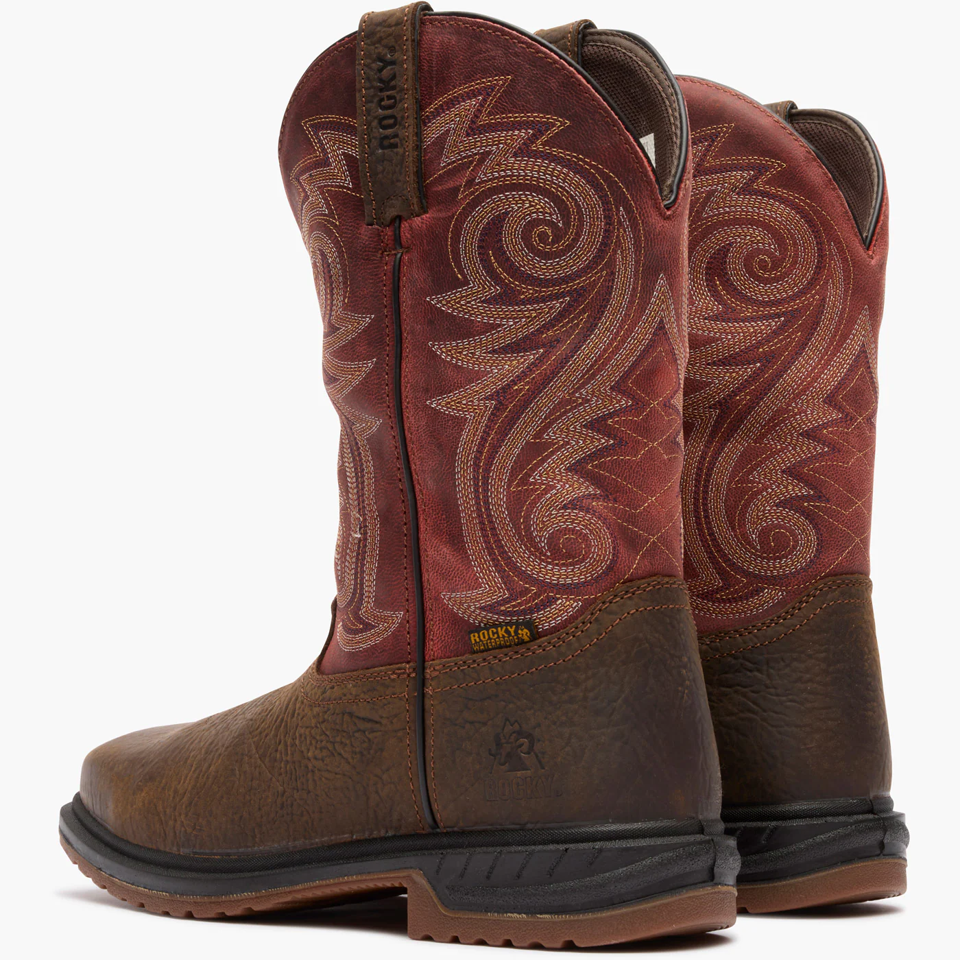 Rocky Worksmart 11" Composite Toe Waterproof Western Boot - Image 4