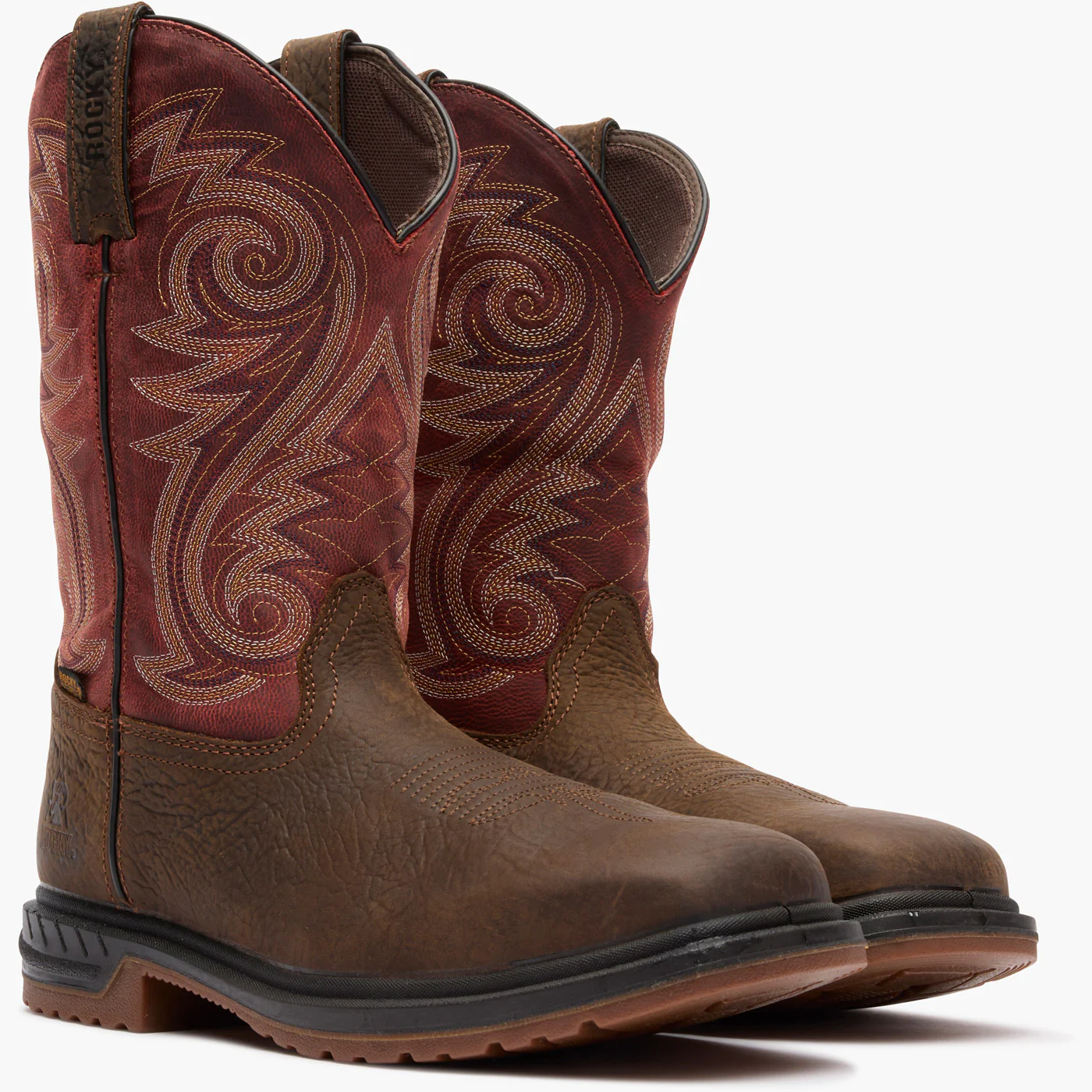 Rocky Worksmart 11" Composite Toe Waterproof Western Boot - Image 5