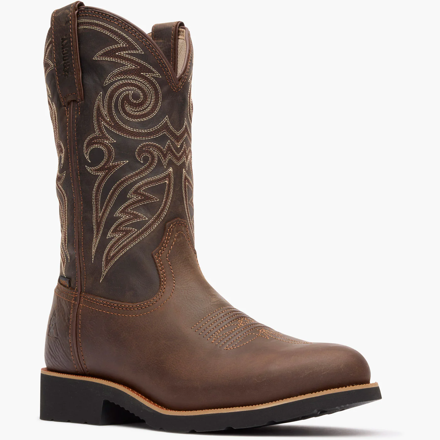 Rocky MonoCrepe 12” Steel Toe Western Boot - Image 2