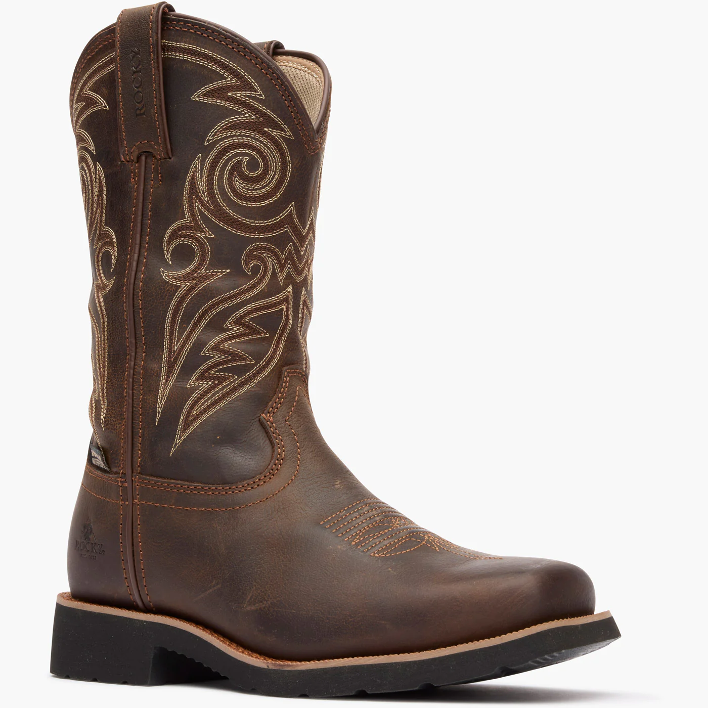 Rocky Women’s MonoCrepe 11” Steel Toe Western Boot - Image 2
