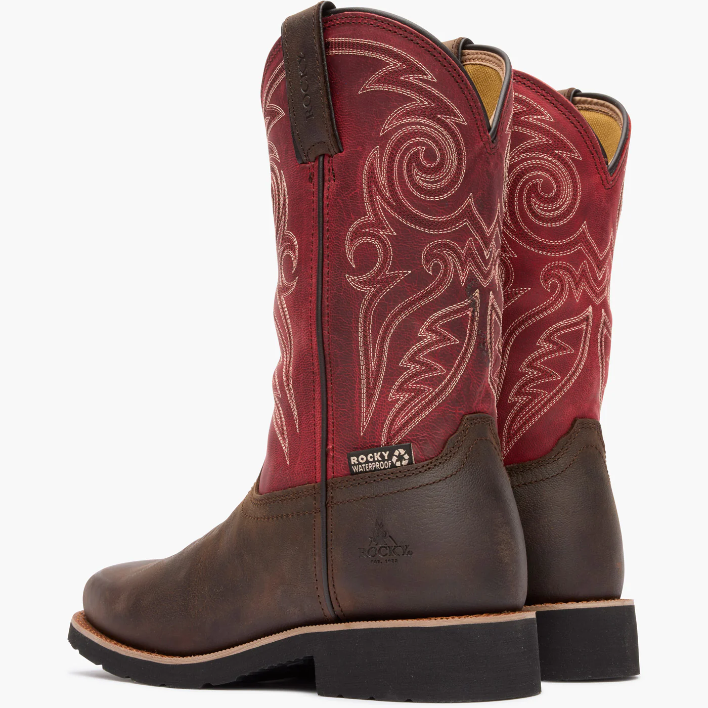 Rocky Women’s MonoCrepe 11” Steel Toe Western Boot - Image 4