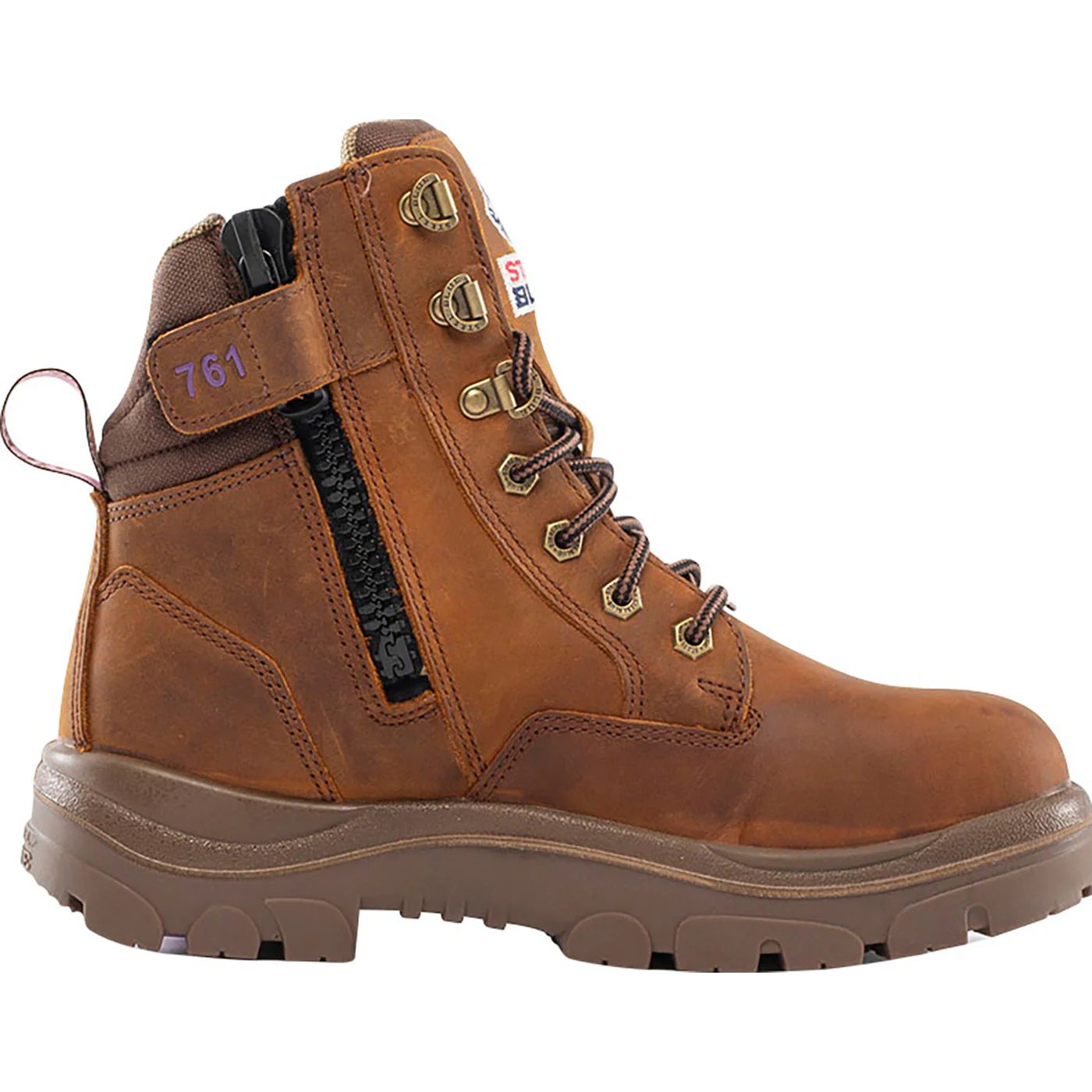 Steel Blue Southern Cross Zip Women's Steel Toe Electrical Hazard Waterproof Zipper Work Boot - Image 2