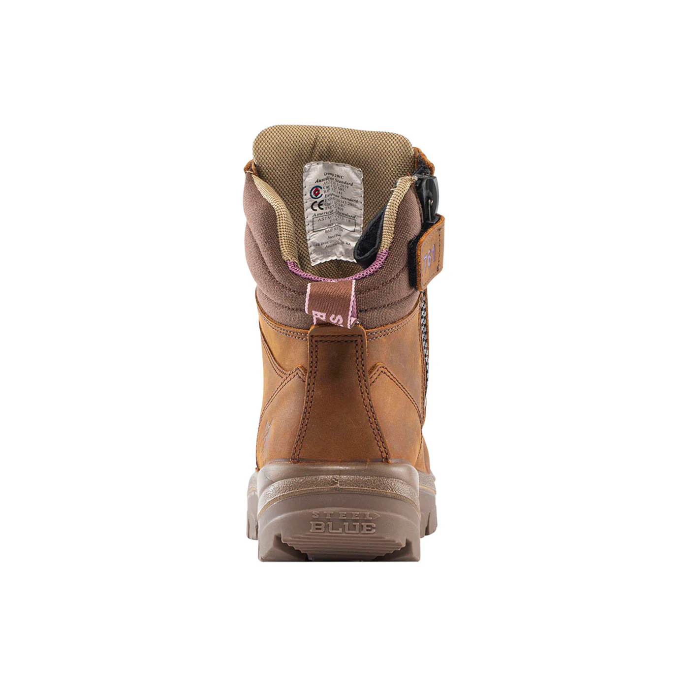 Steel Blue Southern Cross Zip Women's Steel Toe Electrical Hazard Waterproof Zipper Work Boot - Image 5