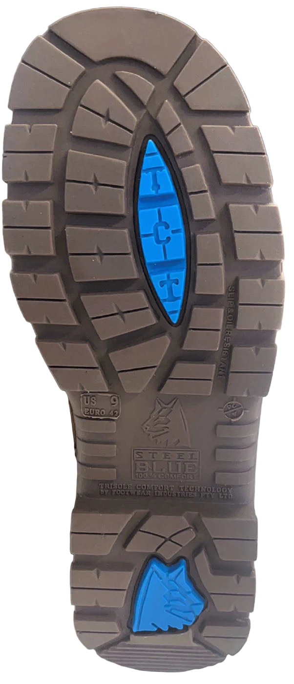 Steel Blue Heeler Scuff Men's 10 inch Steel Toe Electrical Hazard Waterproof Pull-On Work Boot - Image 3