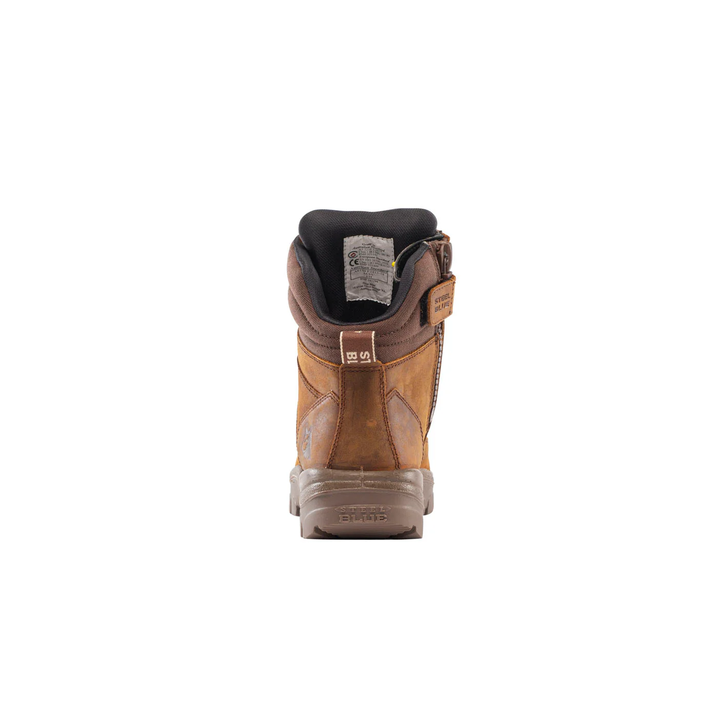 Steel Blue Southern Cross Scuff Zip Men's 6 inch Steel Toe Electrical Hazard Waterproof Work Boot - Image 5