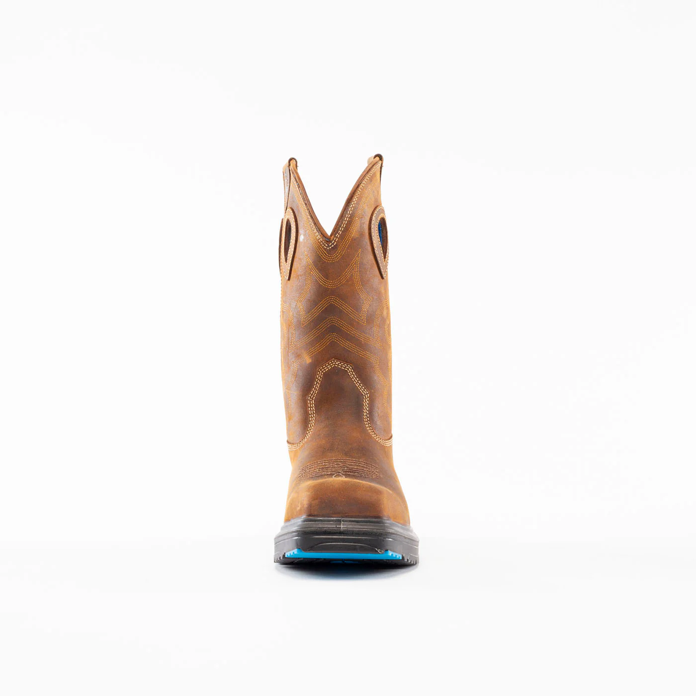 Steel Blue - Blue Heeler Men's Steel Toe Electrical Hazard Waterproof Pull-On Work Boot - Image 5
