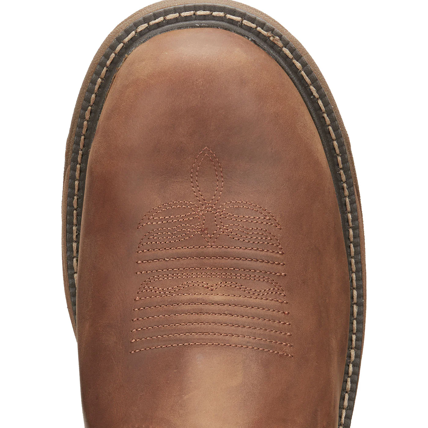 Justin Work Stampede Rush Men's Nano Composite Electrical Hazard Waterproof Pull-on Western Work Boot - Image 7