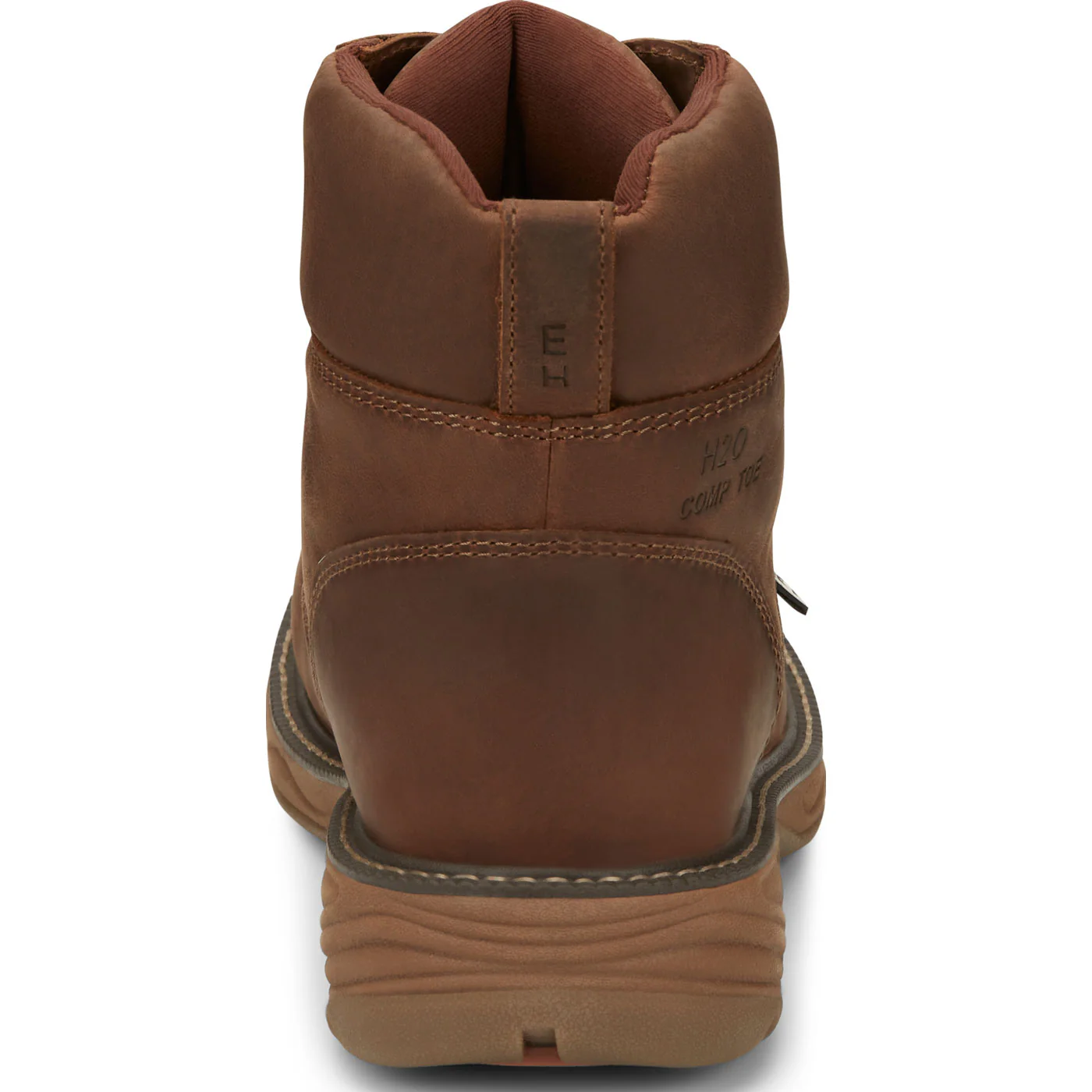 Justin Work Stampede Rush Corbett Men's 6-Inch Nano Composite Electrical Hazard Waterproof Work Boot - Image 4