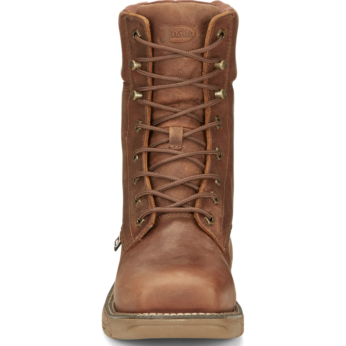 Justin Work Stampede Rush Corbett Men's 8-Inch Nano Composite Electrical Hazard Waterproof Work Boot - Image 4