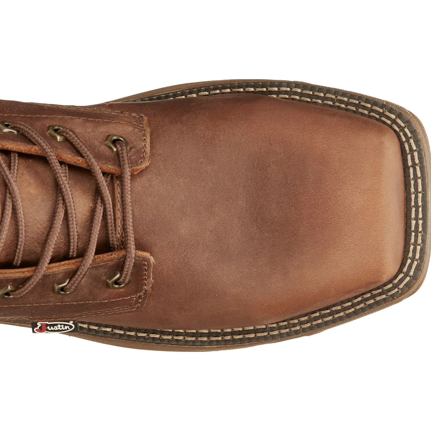 Justin Work Stampede Rush Corbett Men's 8-Inch Nano Composite Electrical Hazard Waterproof Work Boot - Image 7