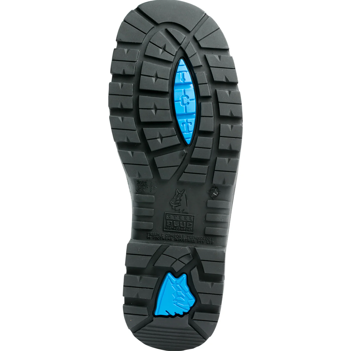 Steel Blue Heeler Men's 10 inch Steel Toe Electrical Hazard Work Wellington - Image 2