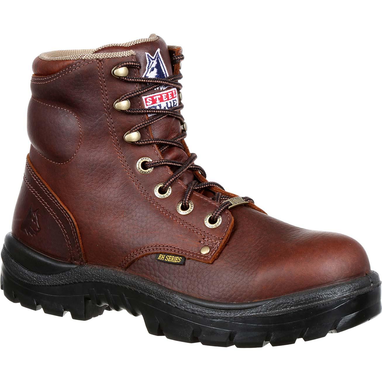 Steel Blue Argyle Steel Toe Work Boot