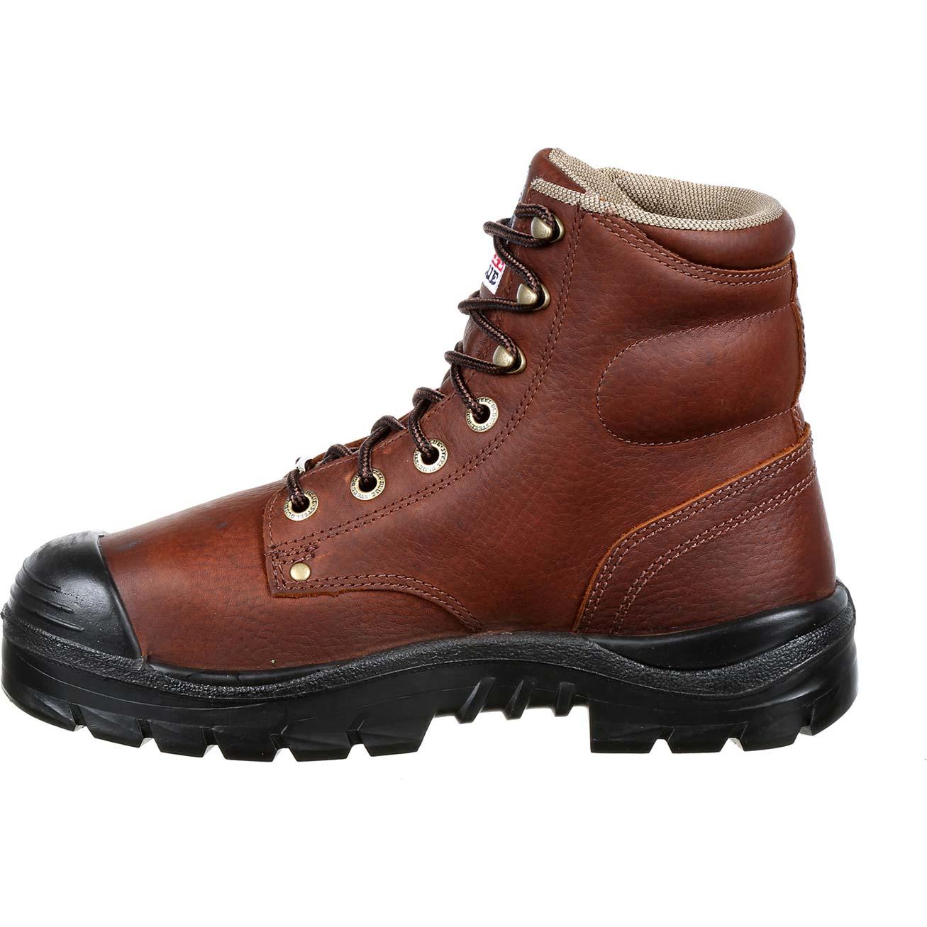 Steel Blue Argyle Bump Steel Toe Internal Met Guard Work Boot - Image 6