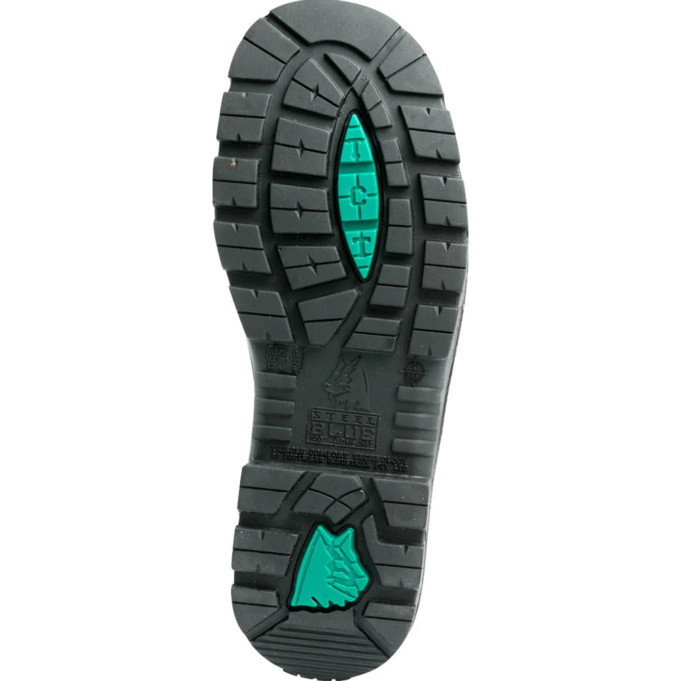 Steel Blue Argyle Zip Bump Steel Toe Internal Metatarsal Puncture-Resisting Zipper Work Boot - Image 2