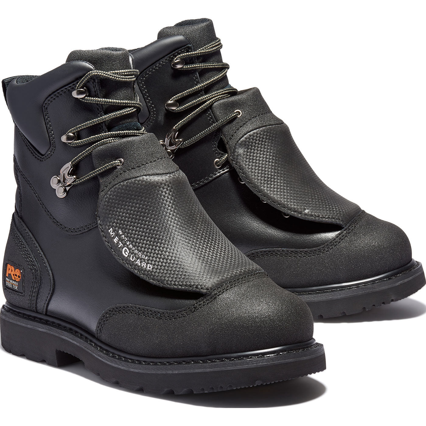 Timberland PRO Men's 8-inch Steel Toe Metatarsal Guard Waterproof Work Boot - Image 4