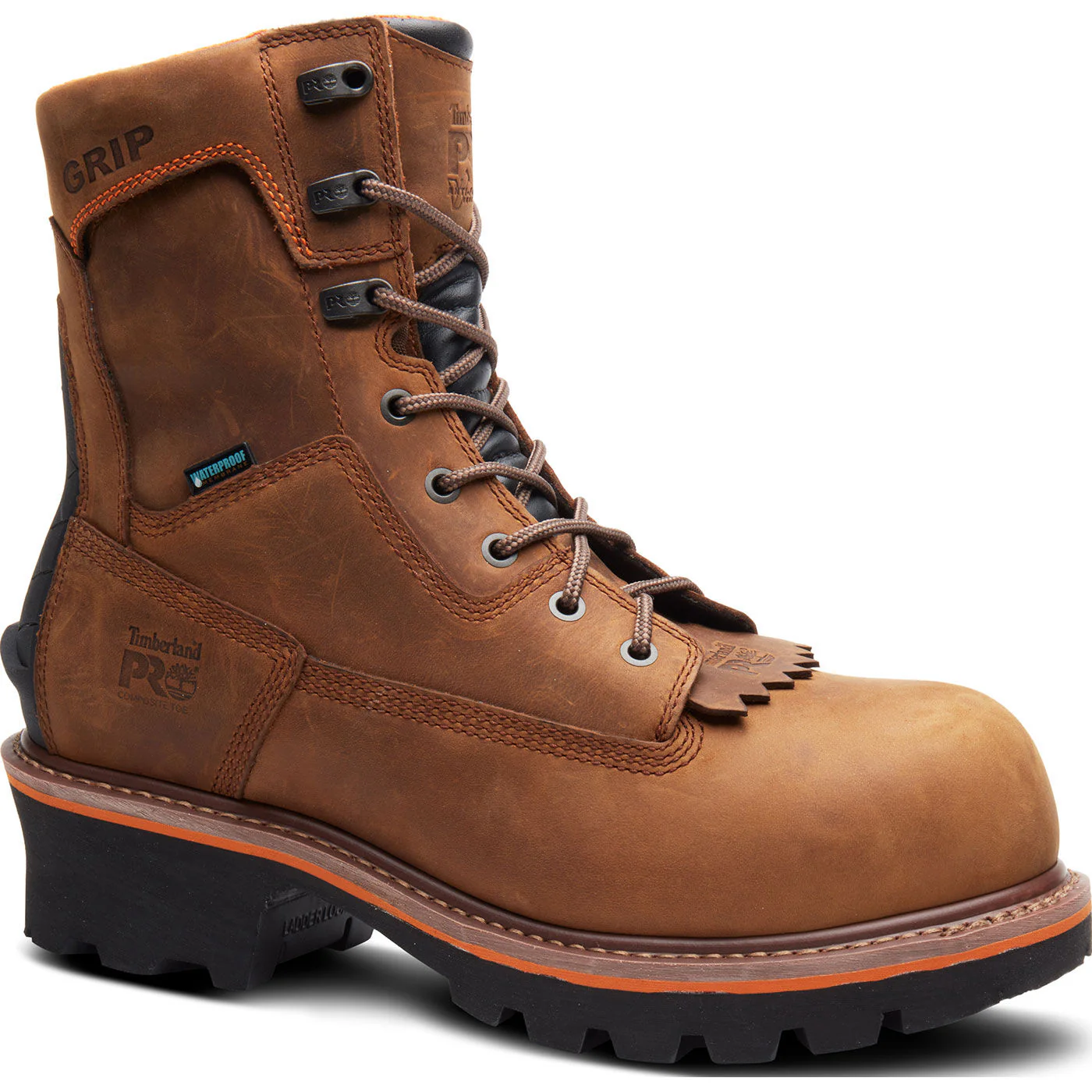 Timberland PRO Evergreen Men's 8-inch Composite Toe Waterproof Logger Work Boot