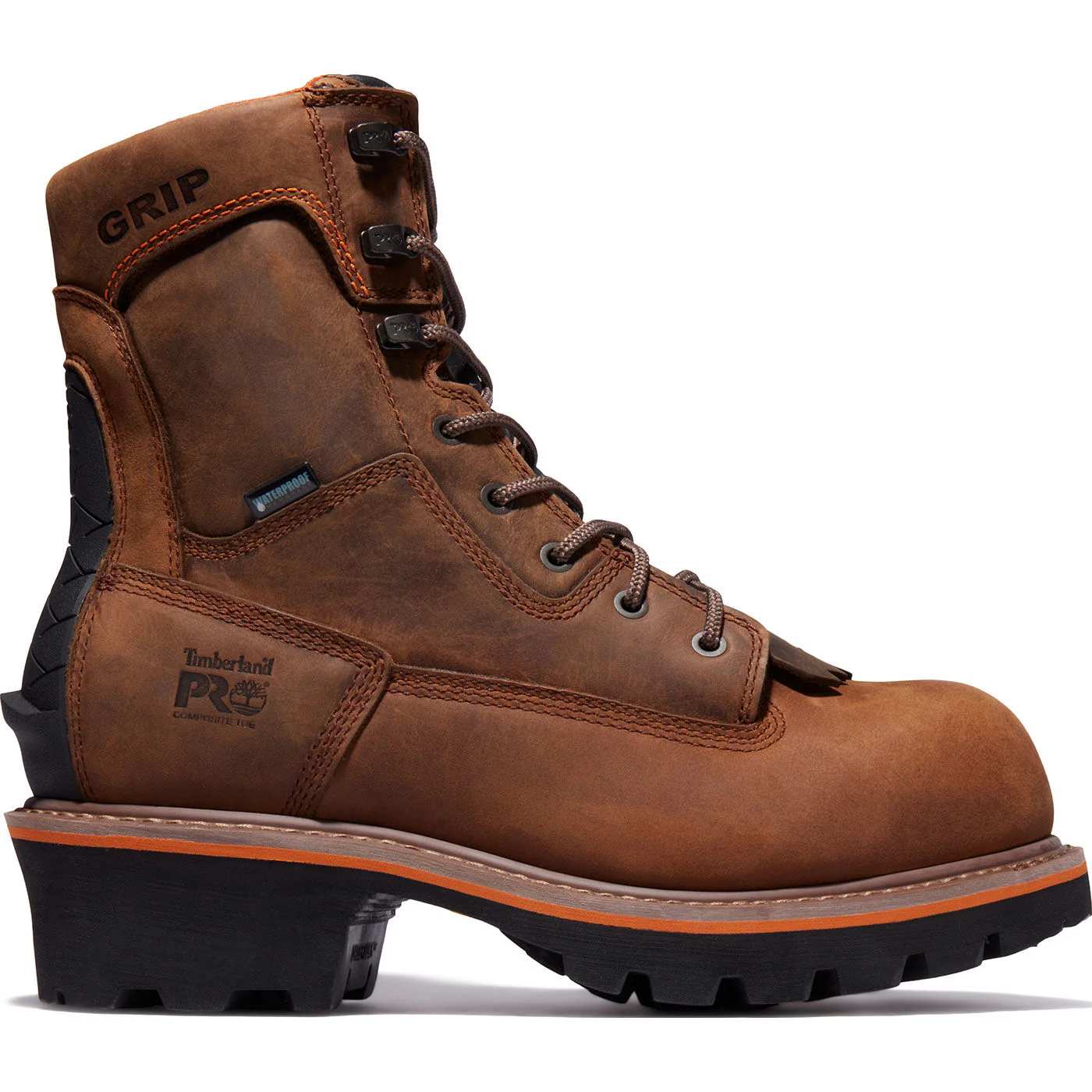 Timberland PRO Evergreen Men's 8-inch Composite Toe Waterproof Logger Work Boot - Image 3